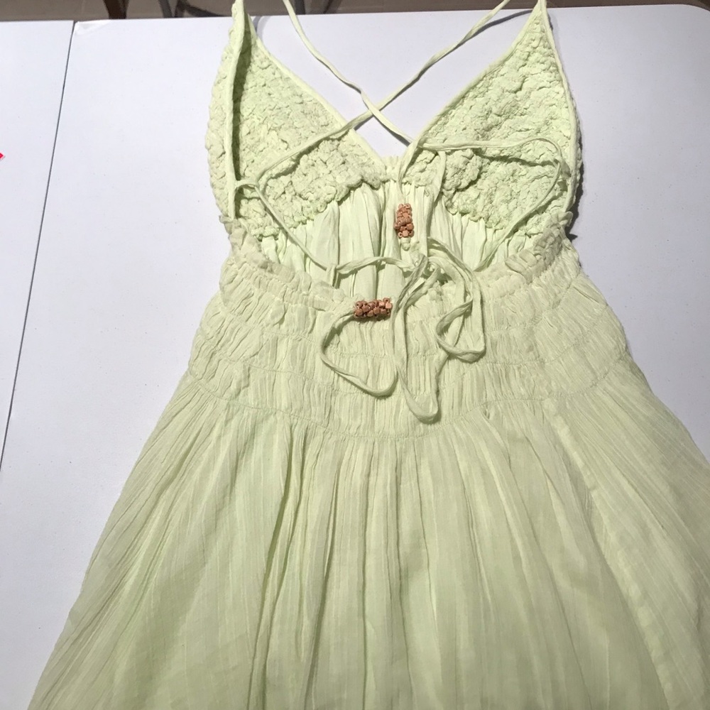 Free People Pale Green Strappy Mini Dress - Picture 11 of 13